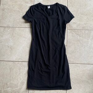 Old Navy Black Tee Dress XS